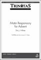 Matin Responsory for Advent SSATTBB choral sheet music cover